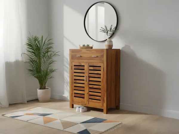 Alexa Solid Wood Shoe Rack
